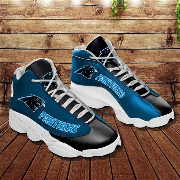 Women's Carolina Panthers Limited Edition JD13 Sneakers 002 Women's Carolina Panthers Limited Edition JD13 Sneakers 002